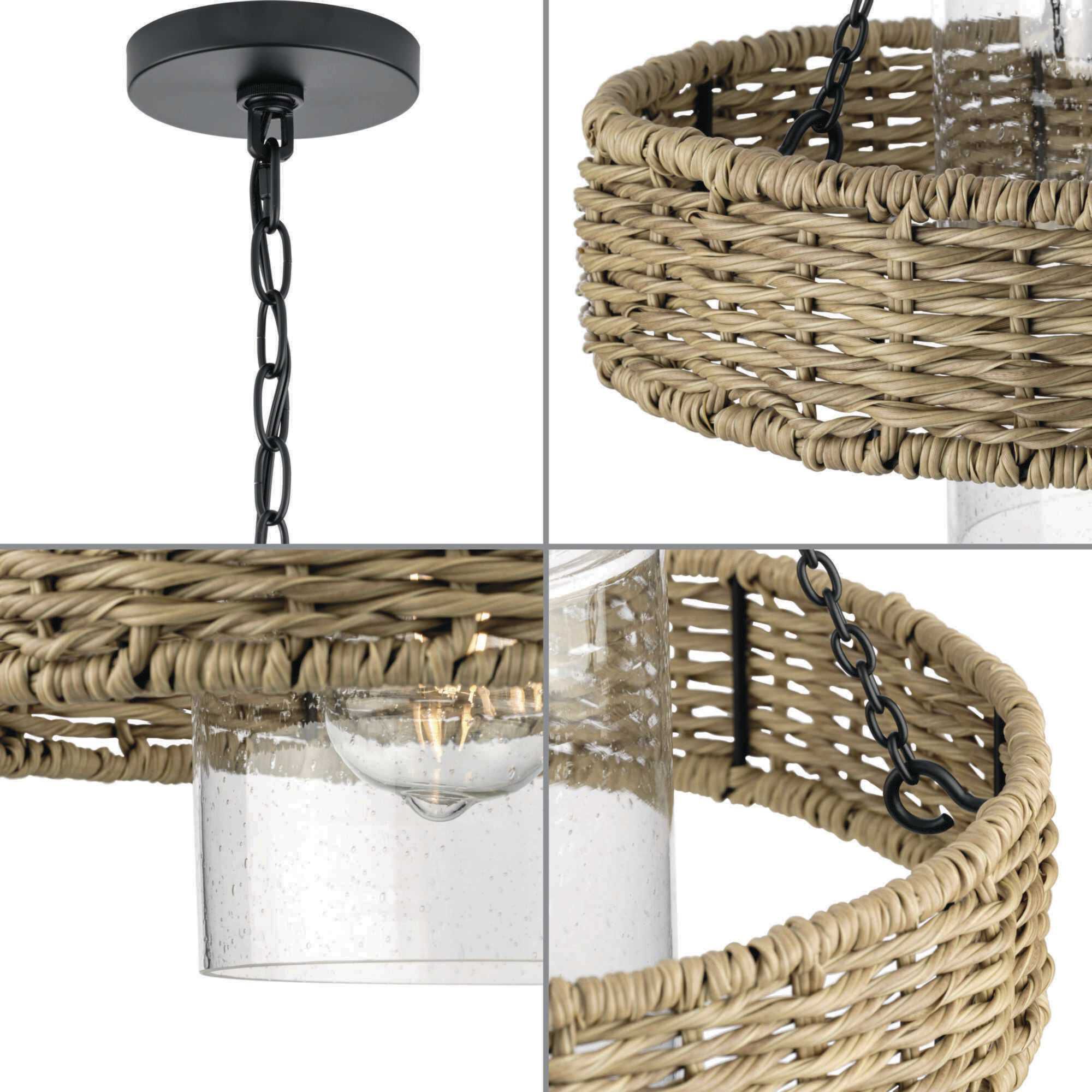 Pembroke 1 Light 14 inch Matte Black Outdoor Pendant