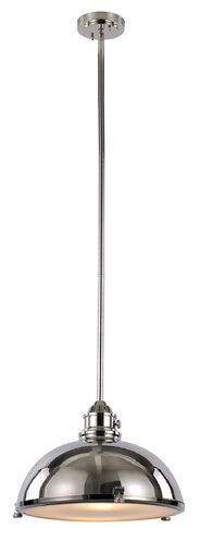 Performance 1 Light 17 inch Polished nickel Pendant Ceiling Light