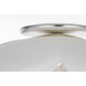 Barbara Barry Petaluma LED 15.5 inch Soft Silver Flush Mount Ceiling Light