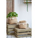 Woven Natural/Cream Outdoor Planter