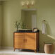 Replay 3 Light 22 inch Brushed Gold Bath & Vanity Light Wall Light