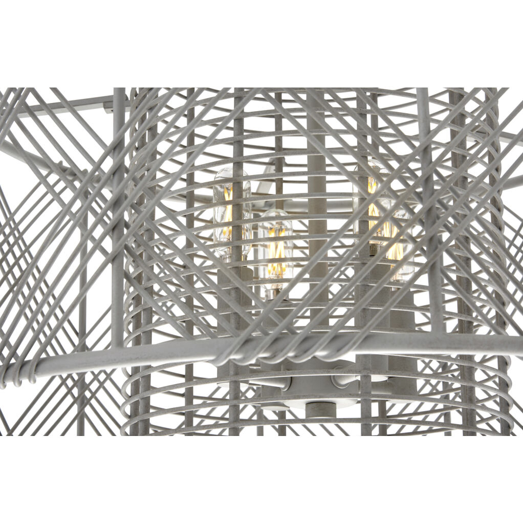 Lisa McDennon Nikko 4 Light 20.25 inch Light Ashwood Indoor Pendant Ceiling Light, Convertible to Semi-Flush