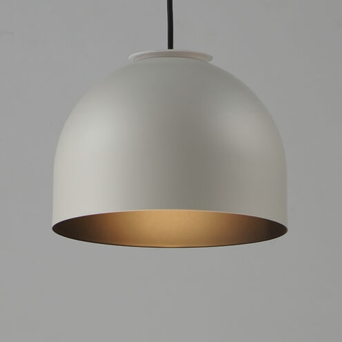 Foster LED 9.75 inch Gray with Black Mini Pendant Ceiling Light
