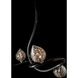 Floret 3 Light 45.3 inch Vintage Platinum Pendant Ceiling Light