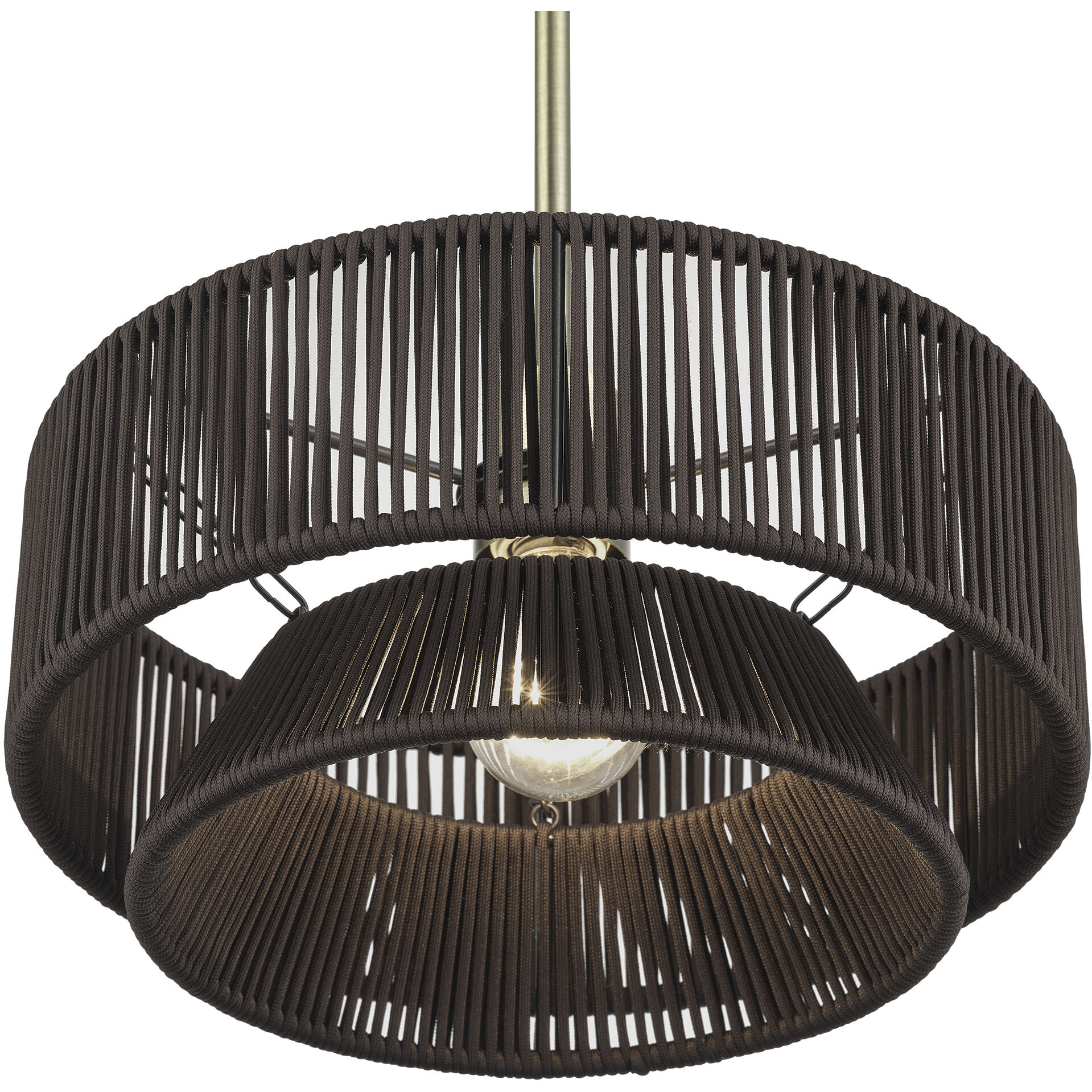 Florell 1 Light 13 inch Antique Brass Pendant Ceiling Light