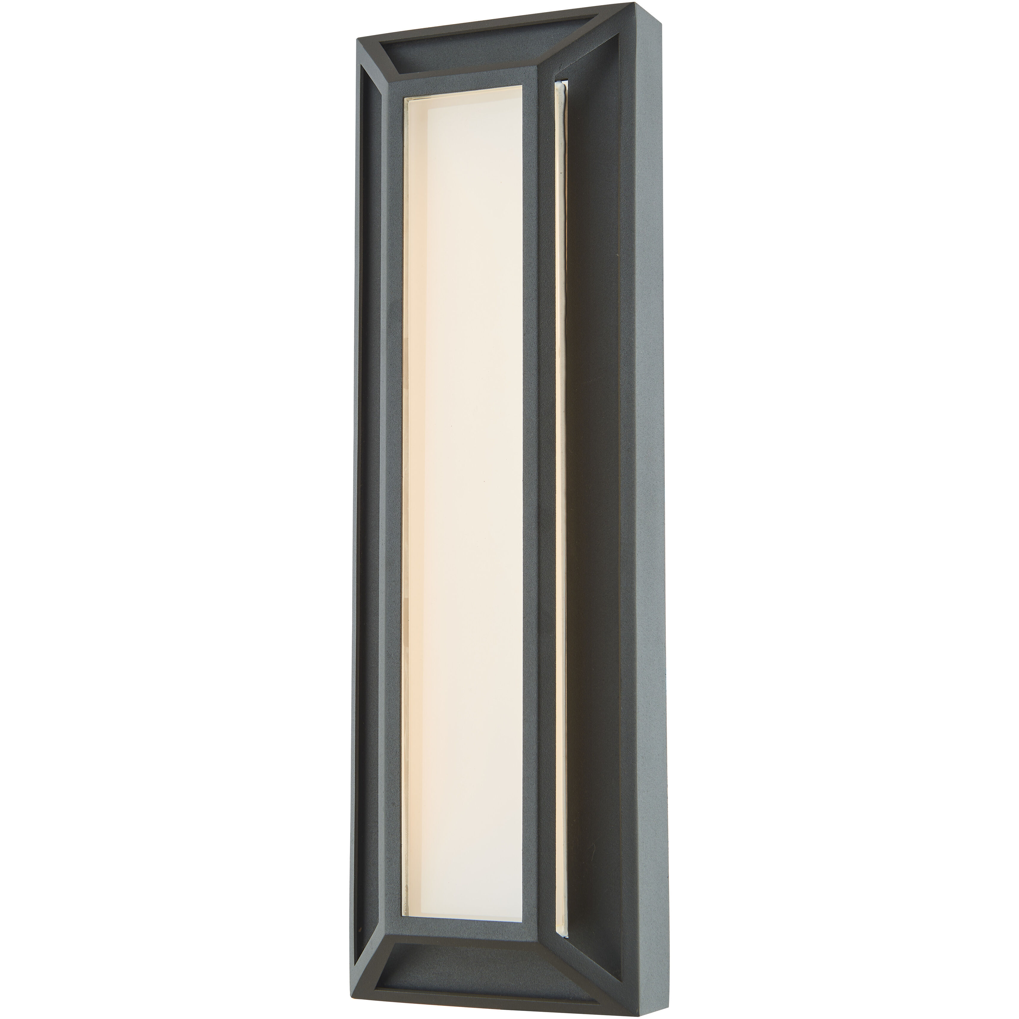 Cell LED 18 inch Matte Black Outdoor Wall Light