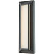 Cell LED 5 inch Matte Black ADA Wall Sconce Wall Light