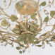 Josie 5 Light 20.5 inch Champagne Green Tea Semi Flush Ceiling Light