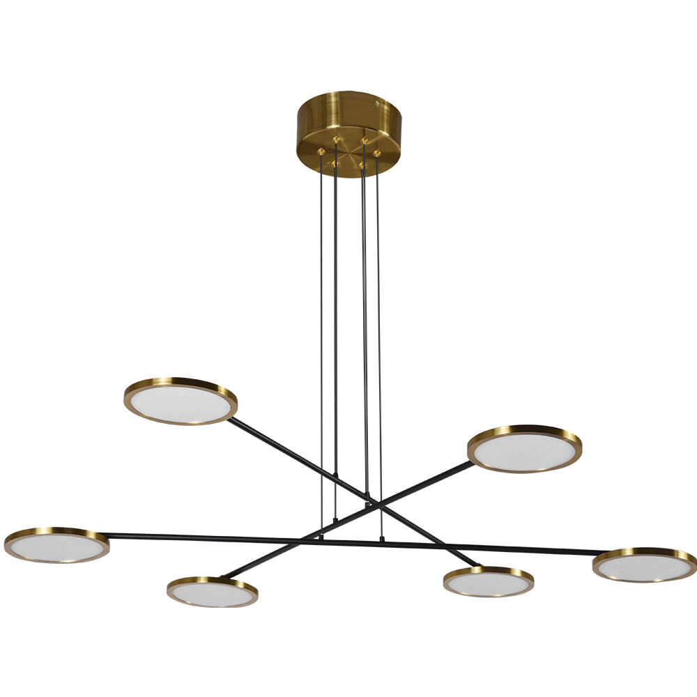 Artisan Collection/TORINO Series 35 inch Antique Brass Pendant/Chandelier Ceiling Light