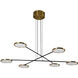 Artisan Collection/TORINO Series 35 inch Antique Brass Pendant/Chandelier Ceiling Light