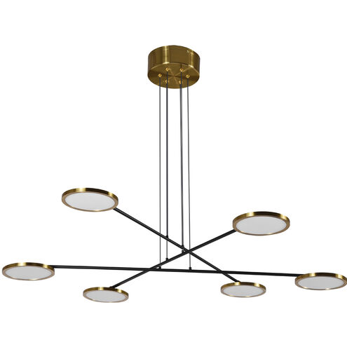 Artisan Collection/TORINO Series 35 inch Antique Brass Pendant/Chandelier Ceiling Light