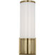 Chapman & Myers Halford LED 4.5 inch Antique-Burnished Brass Bath Sconce Wall Light
