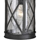 Henderson Textured Black Outdoor Motion Sensor
