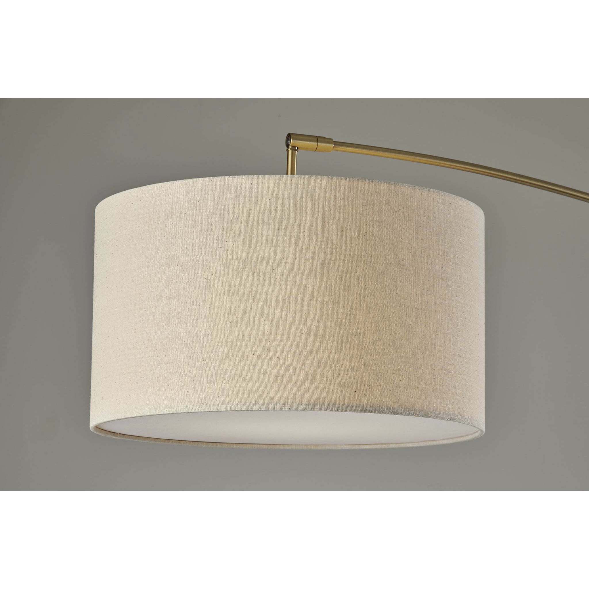 Adler 67 inch 150.00 watt Antique Brass Arc Lamp Portable Light