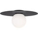 Kelly by Kelly Wearstler Nodes 1 Light 24 inch Midnight Black Flush Mount Ceiling Light