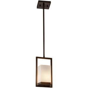 Fusion LED 6 inch Dark Bronze Pendant Ceiling Light in Opal Fusion