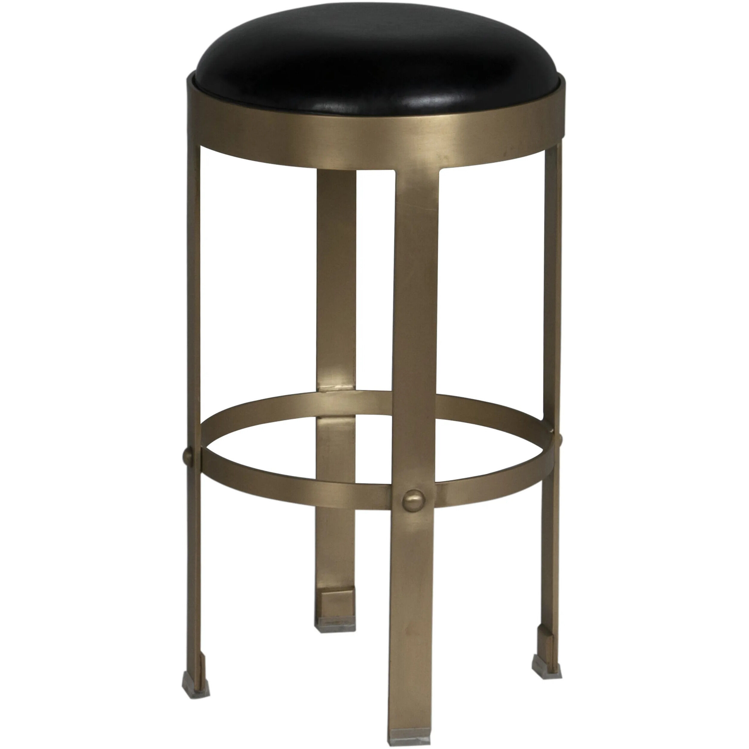 Prince 25 inch Antique Brass Counter Stool