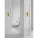 Kelly Wearstler Strada 2 Light 8 inch Gild Sconce Wall Light, Small
