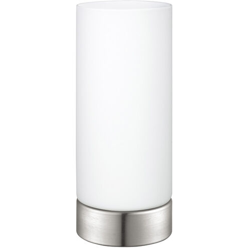 Mayna 9 inch 60.00 watt Matte Nickel Table Lamp Portable Light