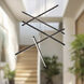 Vega LED 0.75 inch Black Multi Pendant Ceiling Light