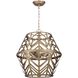 Madison 3 Light 17 inch Painted Gold Chandelier Ceiling Light