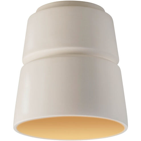 Radiance Collection 1 Light 7.5 inch Matte White/Champagne Gold Flush-Mount Ceiling Light