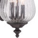 Bellagio 3 Light 24 inch Black Coral Exterior Wall Mount