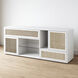 Clearwater Shoji White with Natural and Clear Credenza