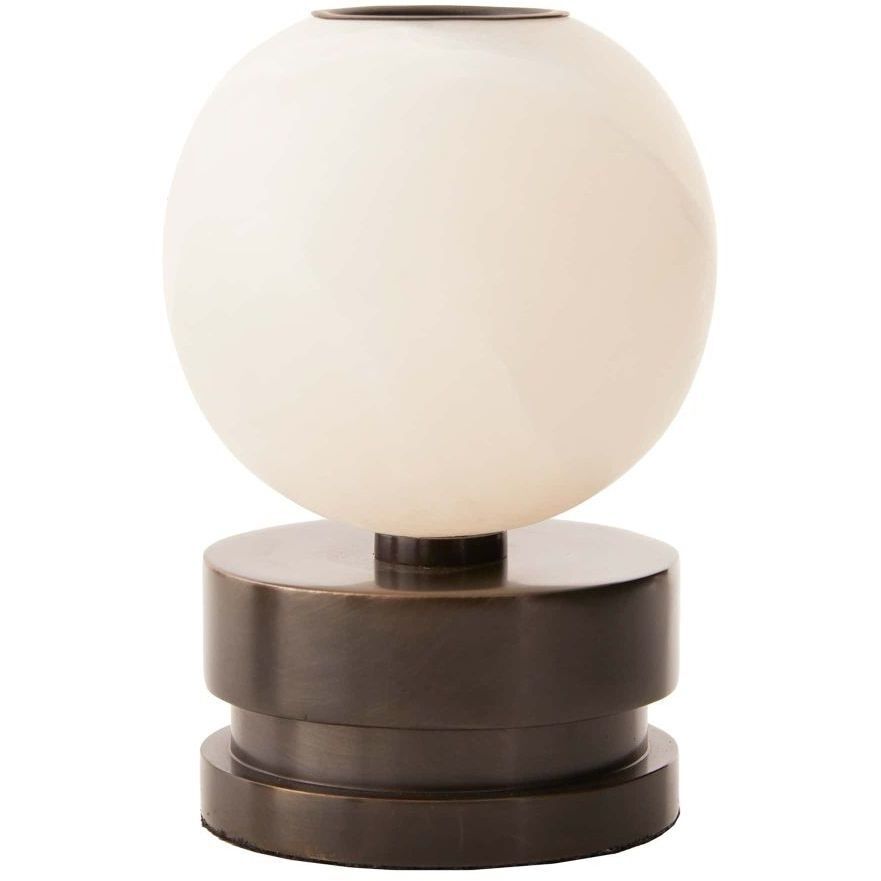 Pluto White Candleholders, Set of 2