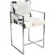 Canada Chrome Accent Chair