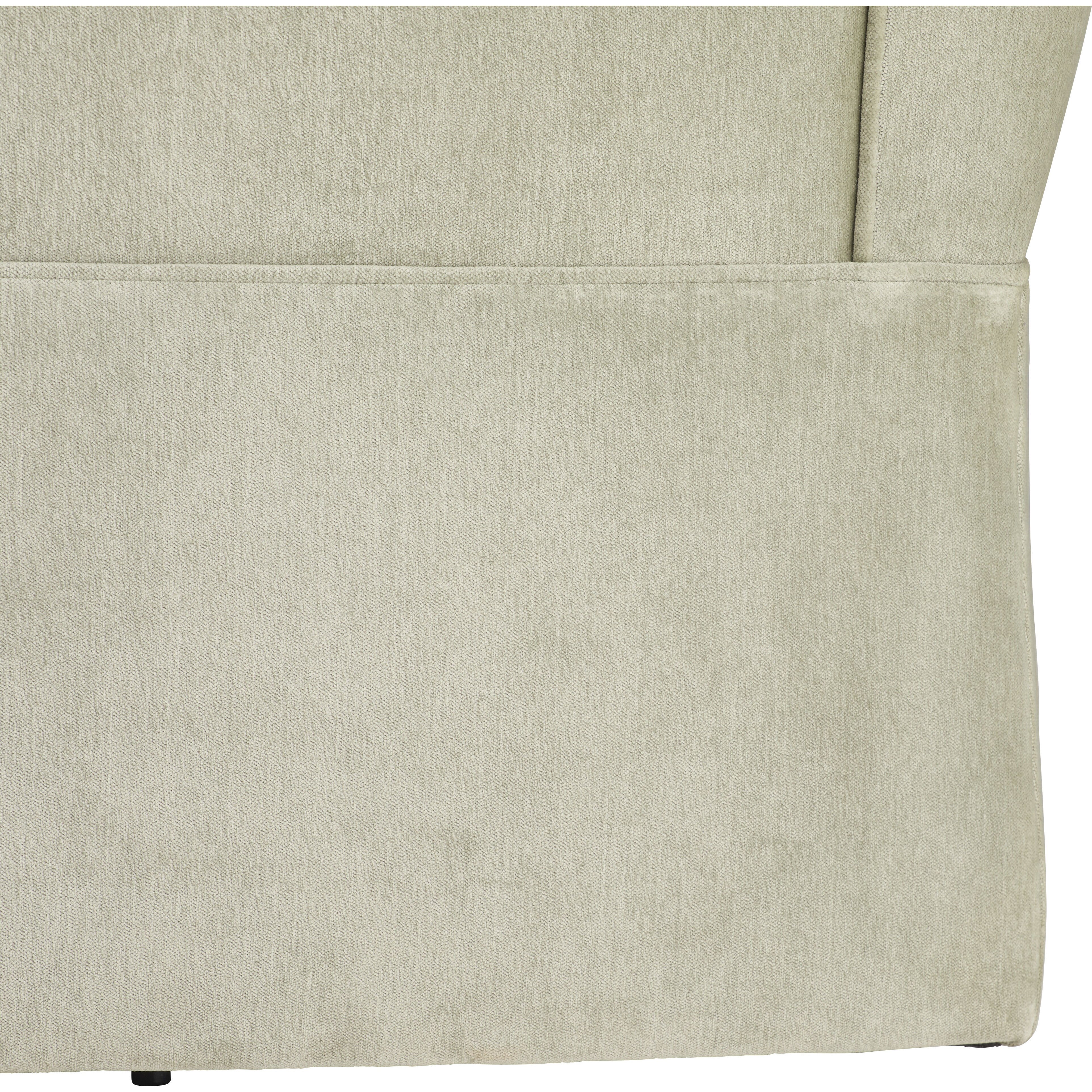 Lana Sage and Blackened Iron Lounge Chair