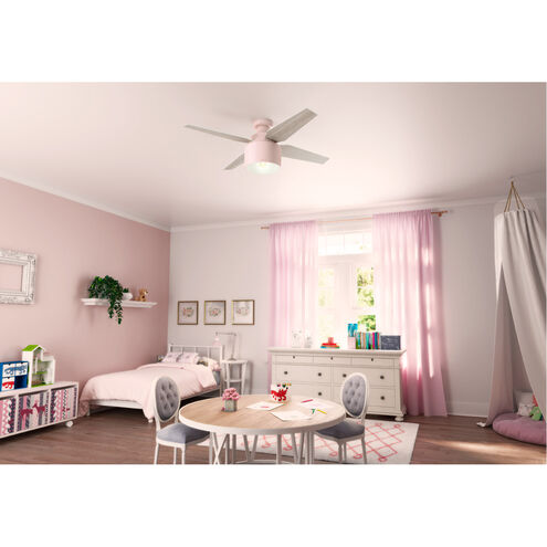 Cranbrook 52 inch Blush Pink with Bleached Oak/Light Gray Oak Blades Ceiling Fan