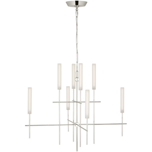 Ian K. Fowler Fay LED 32 inch Polished Nickel Chandelier Ceiling Light