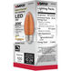 Lumos LED C11 Medium E26 2 watt 120V 2100K Light Bulb