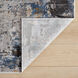 Darica 90 X 63 inch Blue Rug in 5 x 7