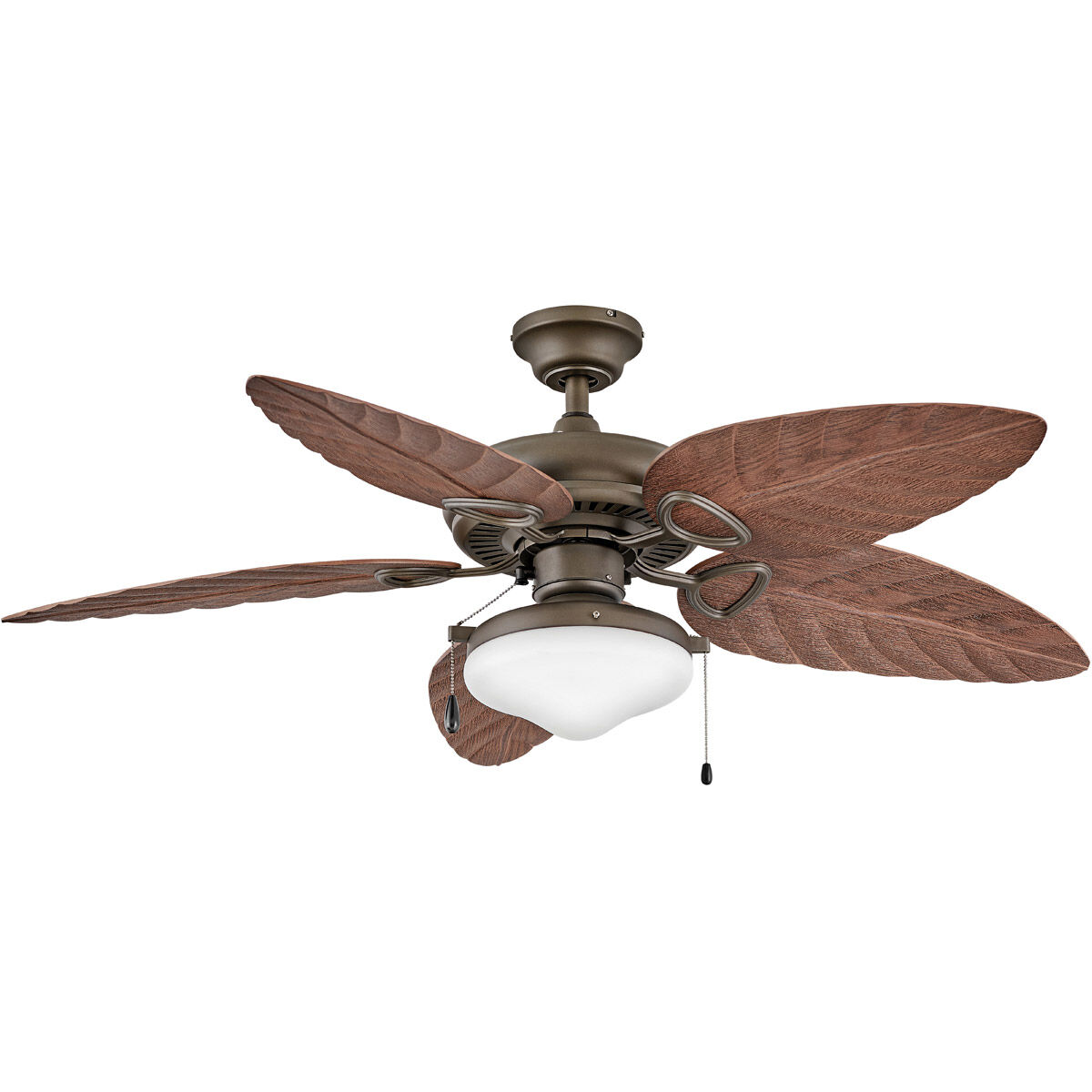 Leaf Blade Mahogany 11 inch Set of 5 Fan Blades, 52 inch