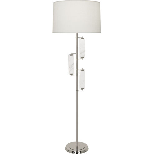 Alston 61.38 inch 150.00 watt Polished Nickel Floor Lamp Portable Light