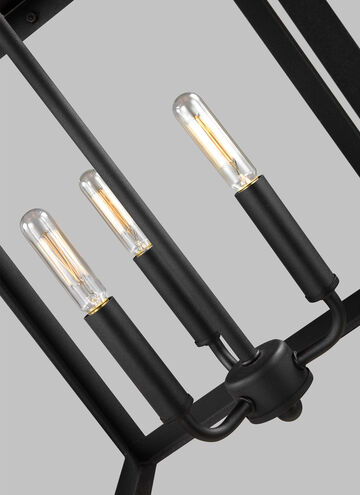 Labette 3 Light 12 inch Black Foyer Pendant Ceiling Light, Medium