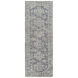 Margaret 86.61 X 31.5 inch Black/Blue/Charcoal/Gray/Taupe Machine Woven Rug in 2.5 x 7.25
