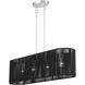 Acordia 4 Light 36 inch Painted Nickel Linear Chandelier Ceiling Light, Large