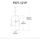 Paddington 1 Light 11.5 inch Aged Brass with White Pendant Ceiling Light