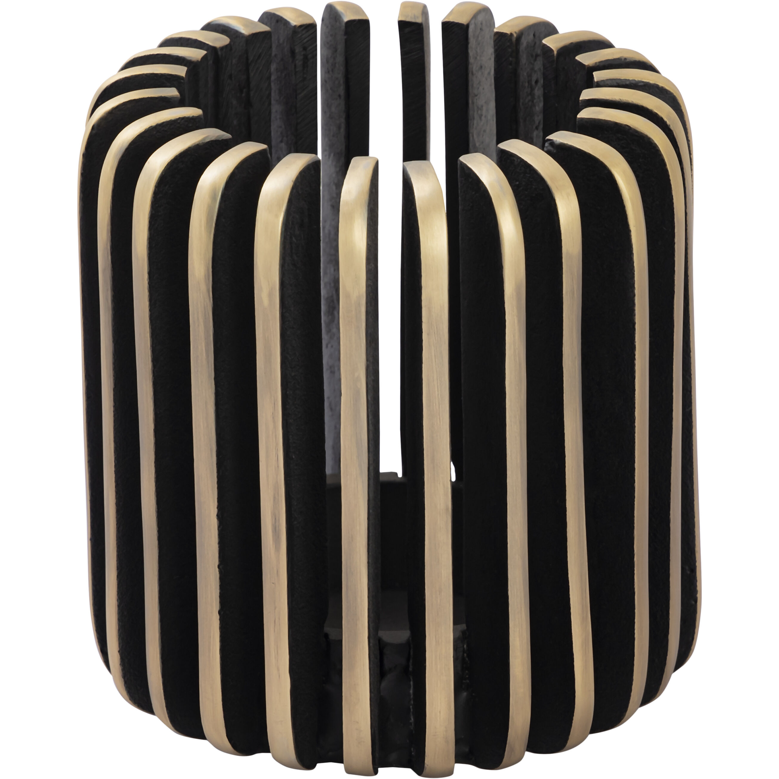 Louver 7.00 inch  X 6.50 inch Candle & Holder