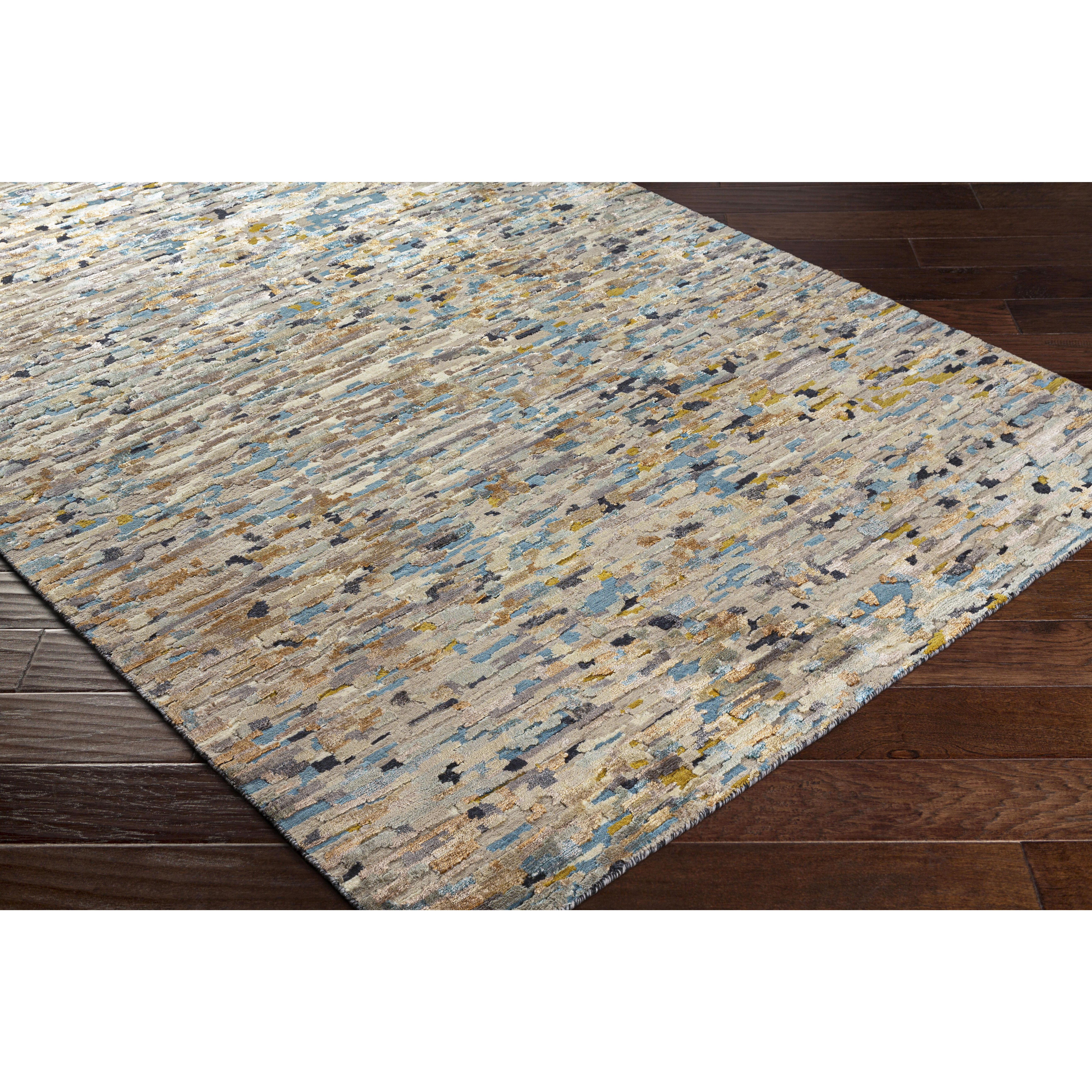 Seda 36 X 24 inch Mustard Rug in 2 x 3, Rectangle