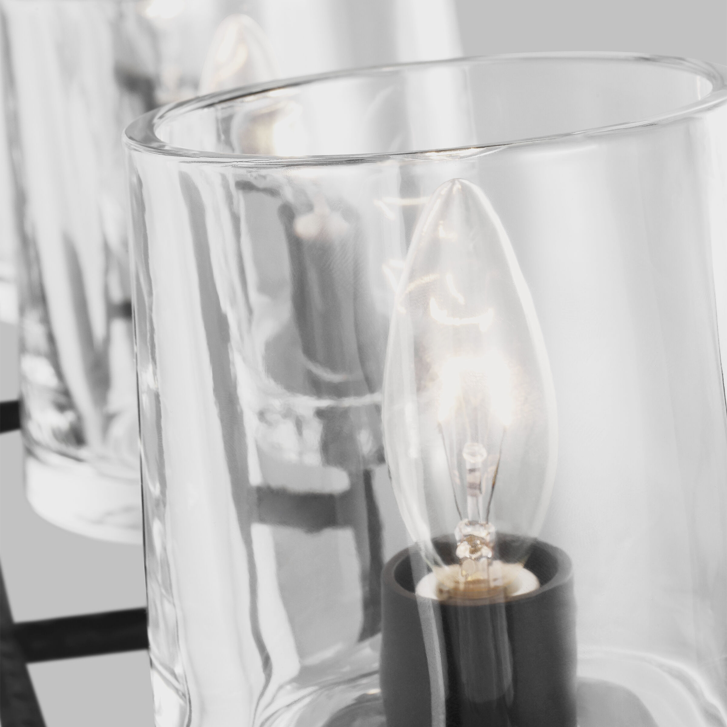 ED Ellen DeGeneres Marietta 4 Light 33.63 inch Aged Iron Vanity Light Wall Light