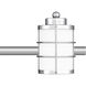 Hazlett 4 Light 31 inch Polished Chrome Bath Light Wall Light