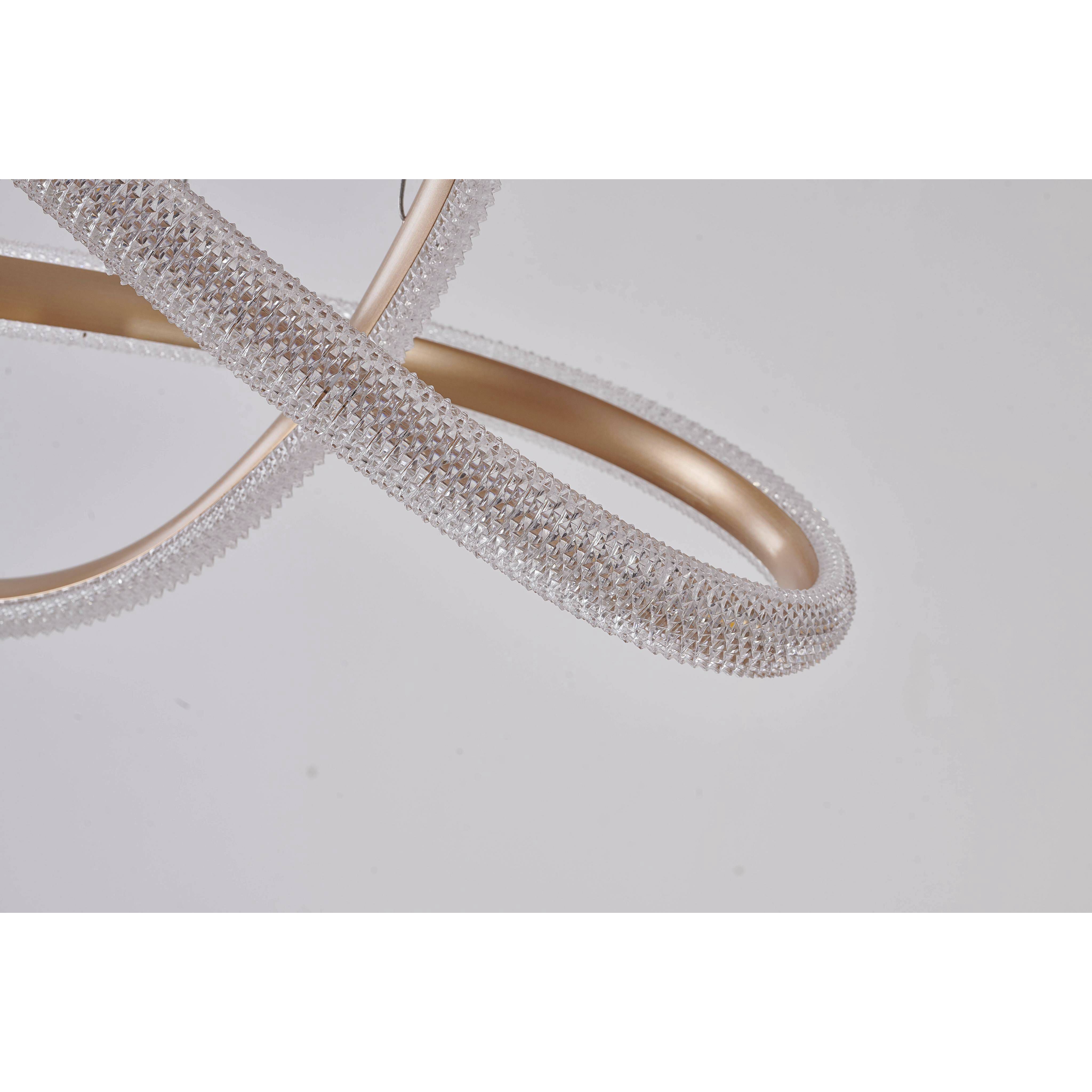 Canada LED 27.6 inch Gold Chandelier Ceiling Light