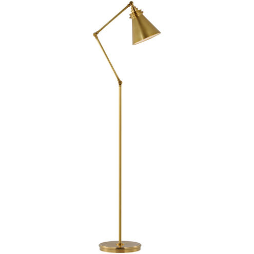 Chapman & Myers Parkington 48.25 inch 15.00 watt Antique-Burnished Brass Articulating Floor Lamp Portable Light, Medium