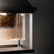 Dorset 1 Light 14.3 inch Coastal Oil Rubbed Bronze Outdoor Sconce in Seeded Clear, Small