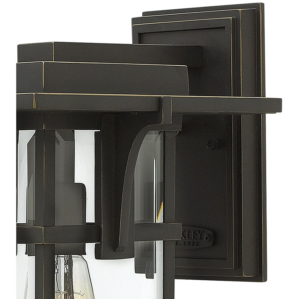 Manhattan Outdoor Wall Mount Lantern, Medium