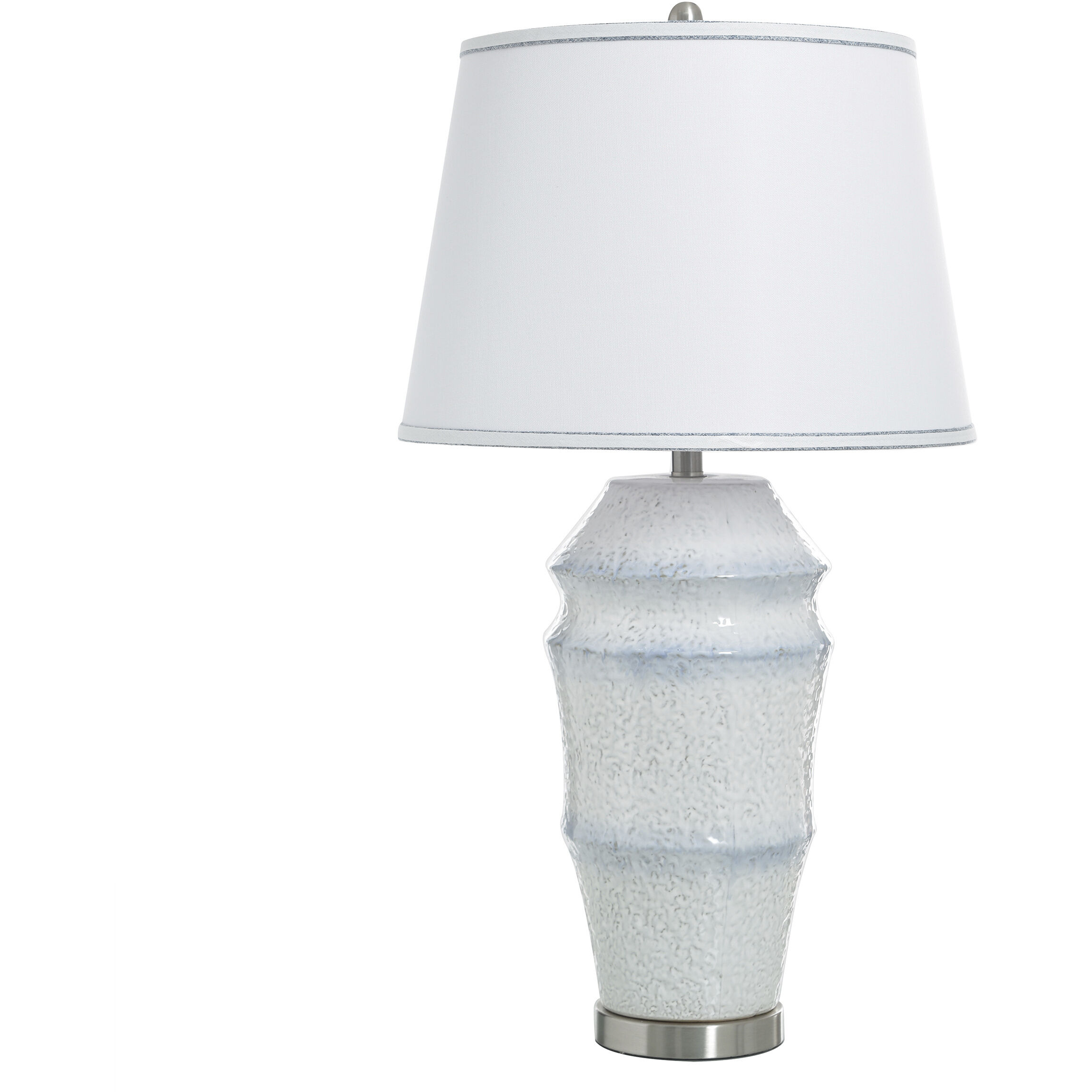 Bexium 32.5 inch 100 watt Bexium Blue and White Table Lamp Portable Light